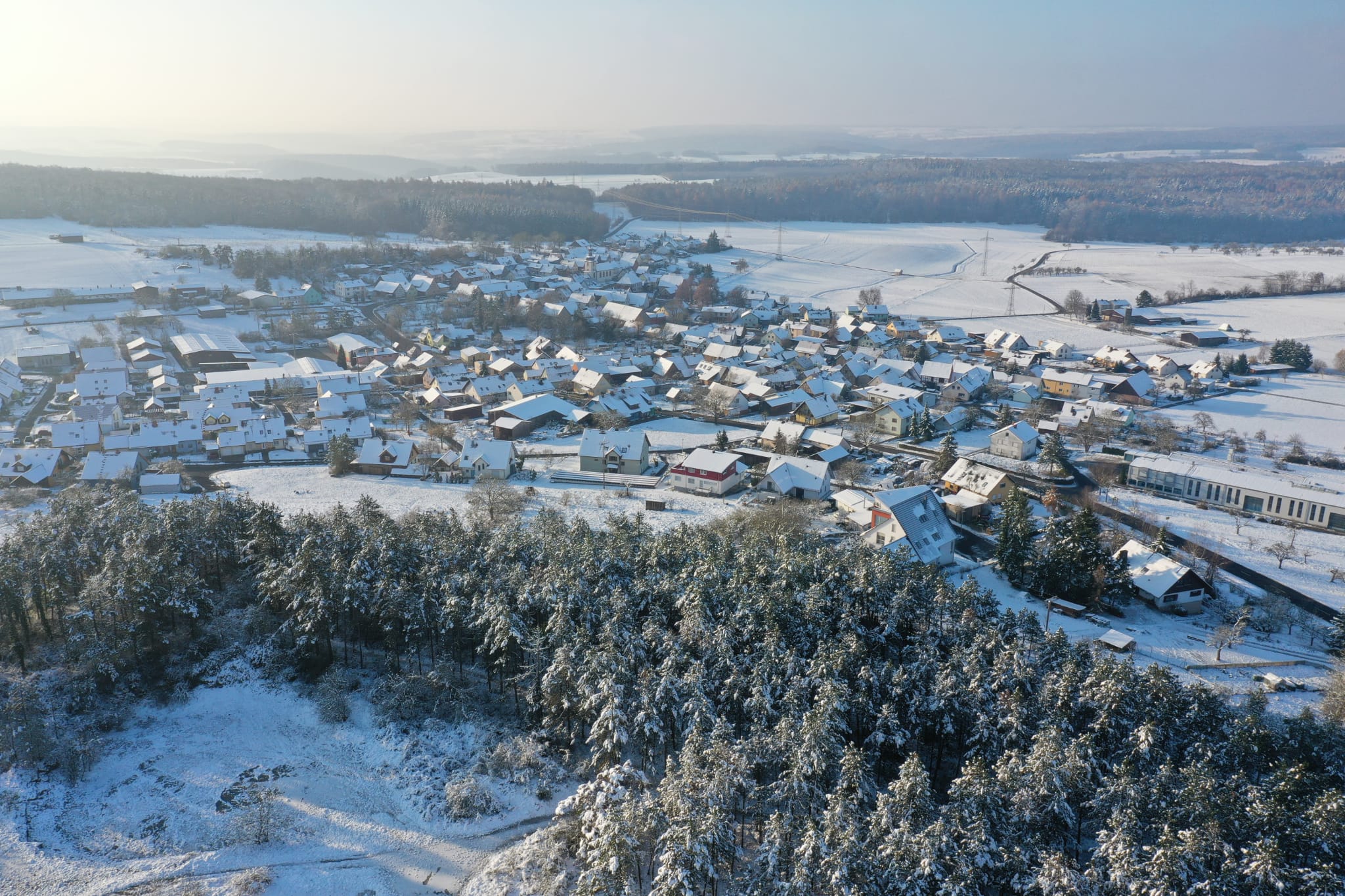 Ansbach im Schnee 2023